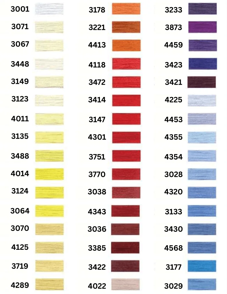 Embroidery Thread Color Chart 1 Chart1 791x1024 1